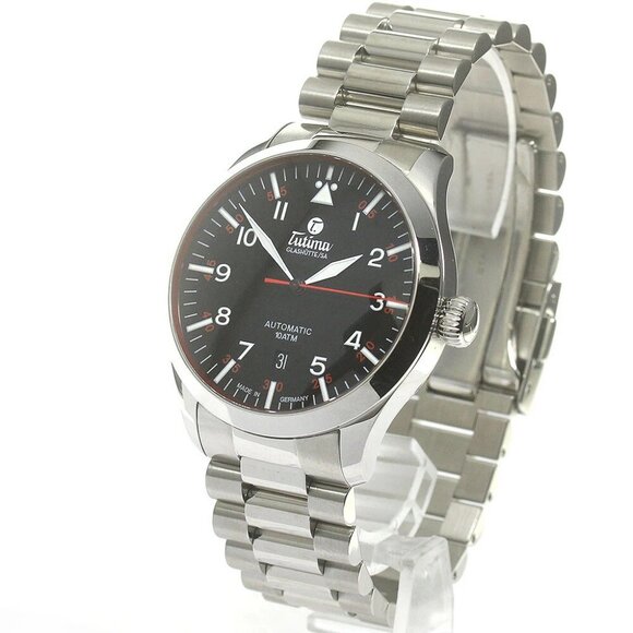 TUTIMA Glashütte Flieger 6105-02 Date black Dial Automatic Men's Watch_864567 - Picture 1 of 12